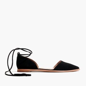 Madewell Arielle D'orsay Flats Black 8.5